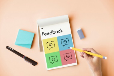 Visual guide on leveraging employee feedback to drive business improvements and strengthen team engagement.