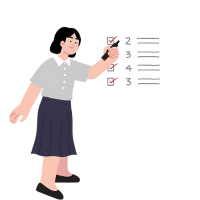 The letter A with the word 'Action' below it.